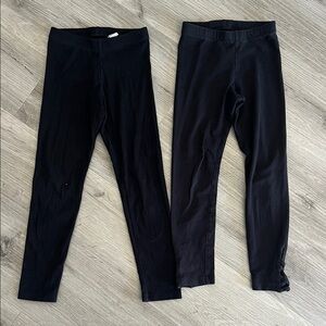 Old Navy Kids Black Leggings Set
